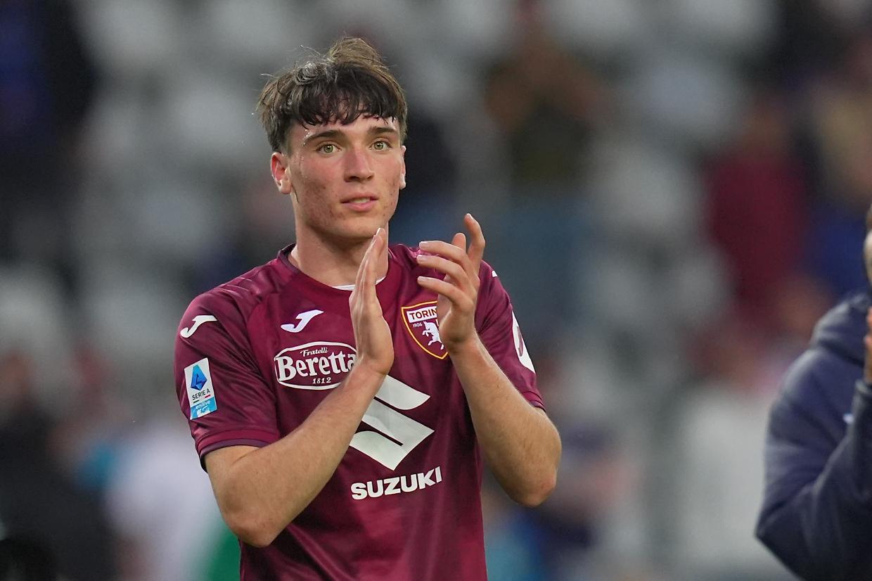 Alessio Cacciamani, nuovo esordiente del Torino classe 2007 (foto LaPresse)