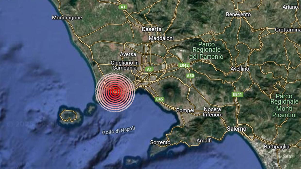 Nuova scossa di terremoto ai Campi Flegrei: magnitudo 3.3 e danni a Pozzuoli