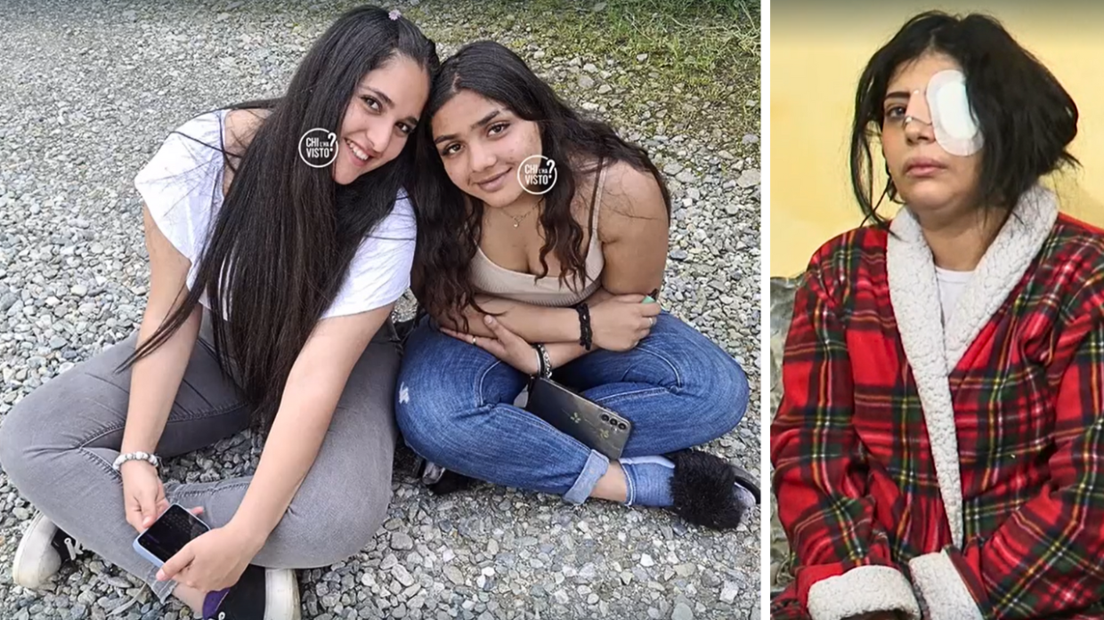 Nelle foto, a sinistra Hannae e Jasmeen. A destra Fatima, la mamma di Hannae