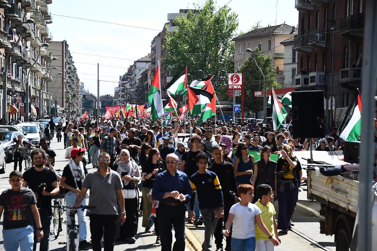 Il corteo dei Pro-Pal è partito da piazza Crispi