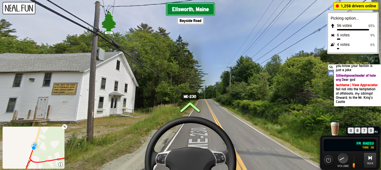 Centinaia di sconosciuti stanno guidando la stessa auto virtuale. Lentamente. Su Google Maps