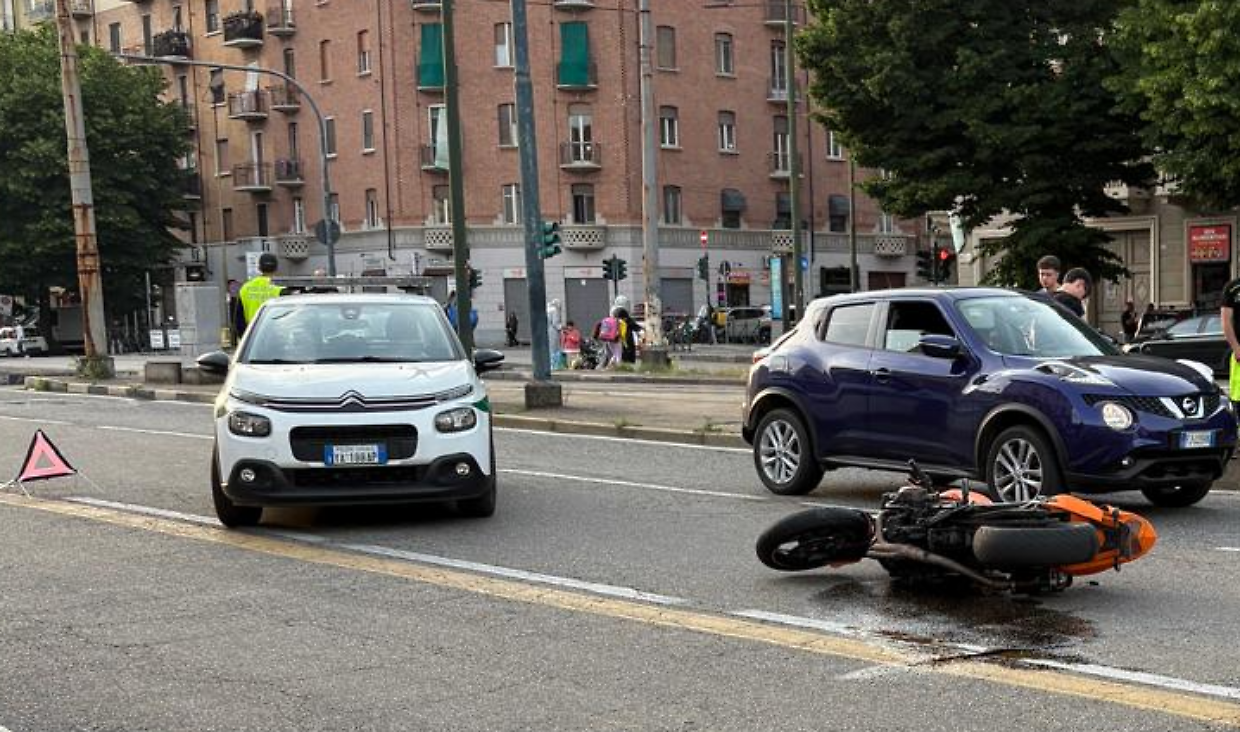 L'incidente in corso Maroncelli