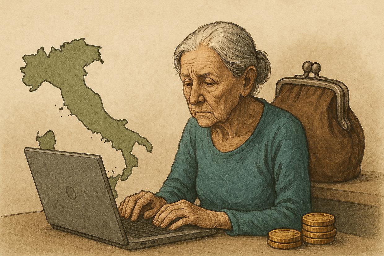 L’Italia invecchia e lavora di più, ma resta più povera