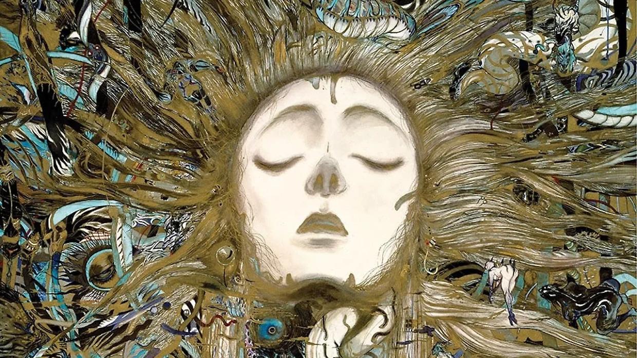 Un’illustrazione di Yoshitaka Amano destinata a tre missioni lunari entro il 2027