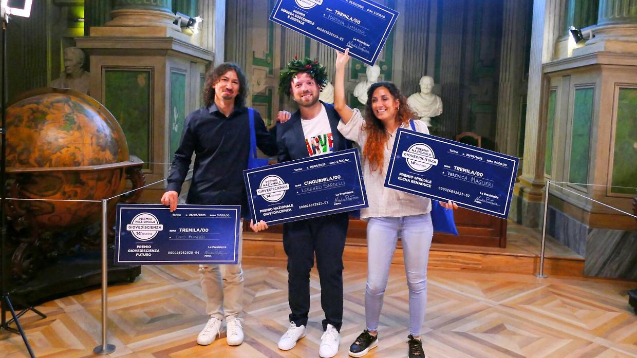 Lorenzo Sardelli vince il premio "Giovedì Scienza" 