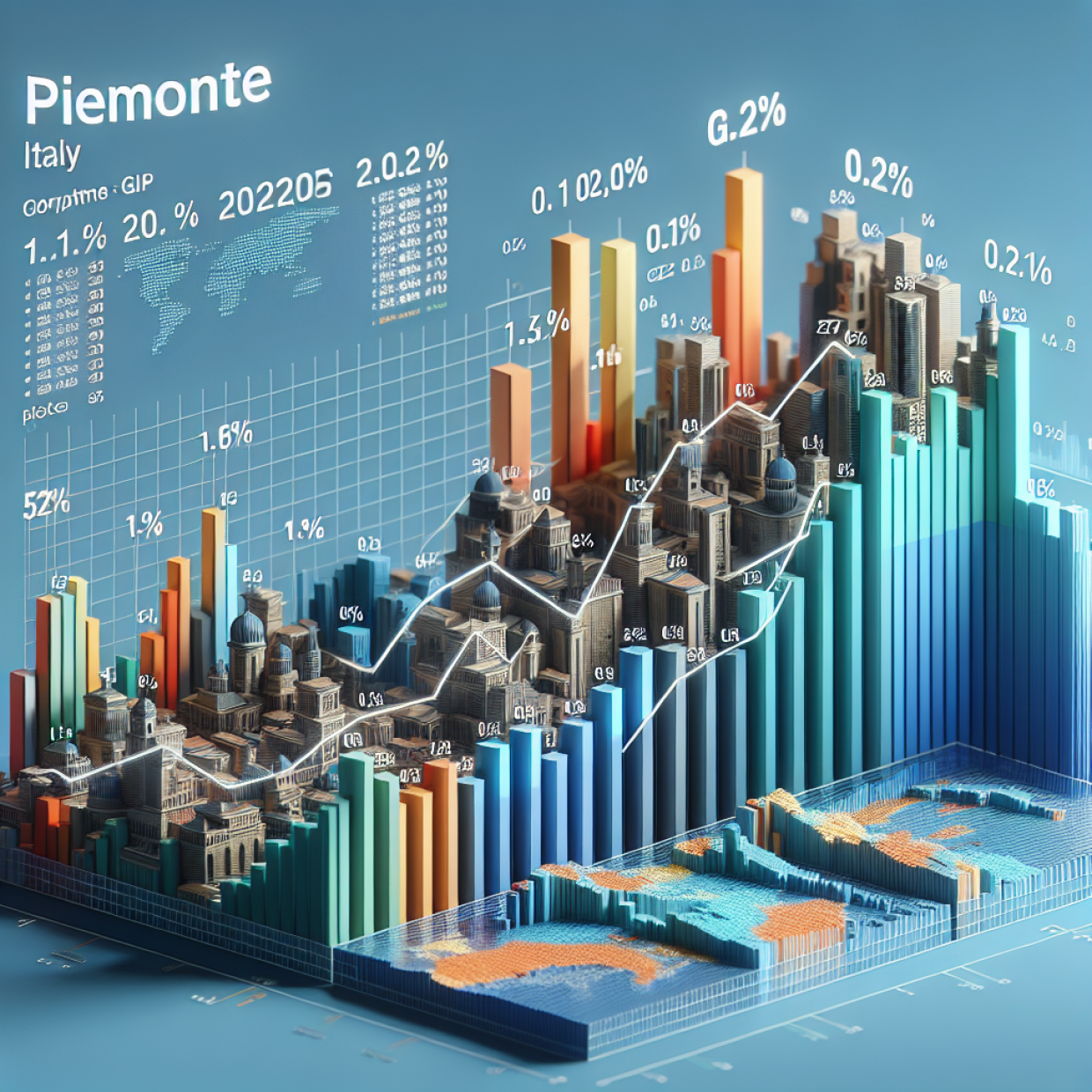 Piemonte in stagnazione: crescita modesta nel primo trimestre, ma l'export e l'industria soffrono la crisi tedesca