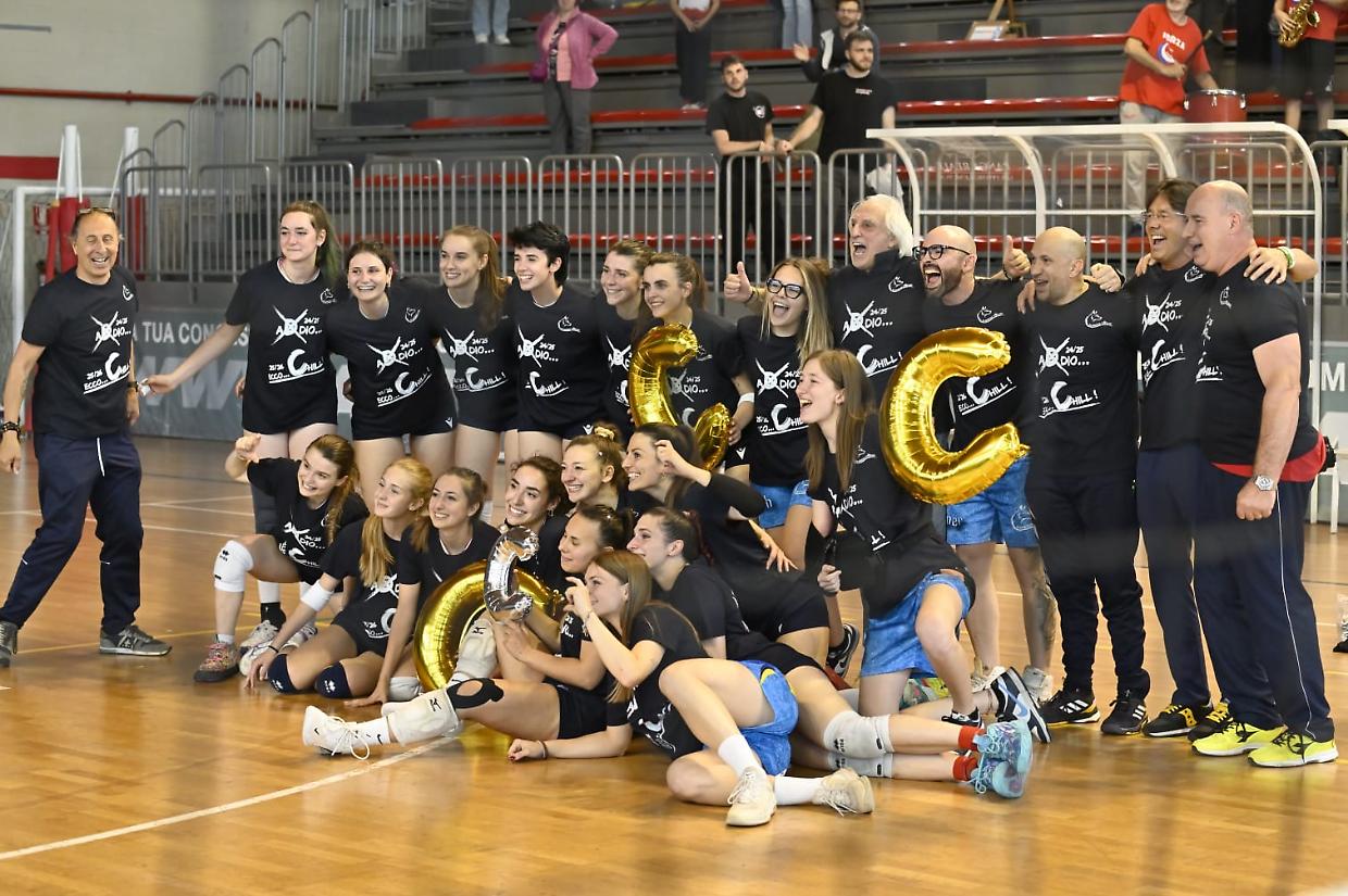 Pianezza Volley, storica promozione in Serie C dopo una stagione da urlo