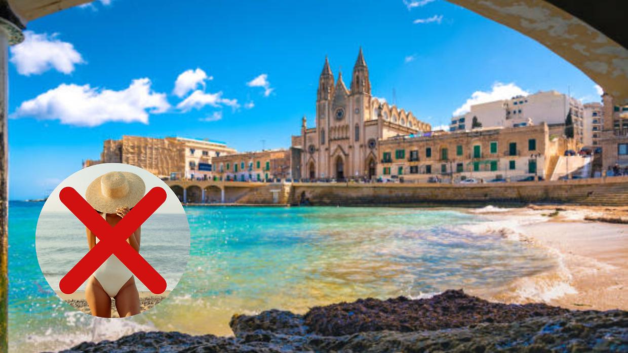 Camminare in costume per strada? A Malta ti multano 