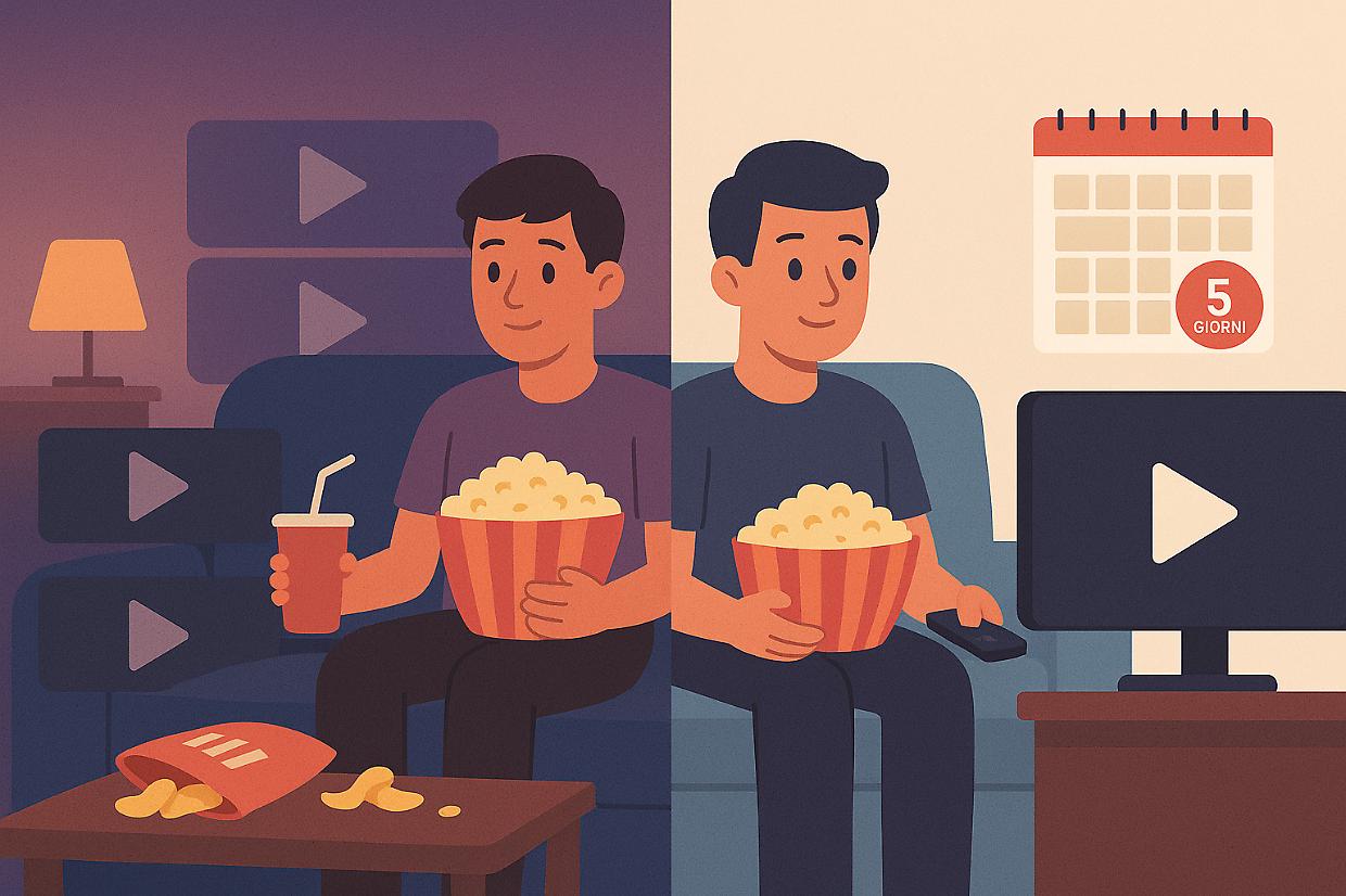 Dal binge watching al rilascio settimanale: come cambiano le strategie delle piattaforme streaming