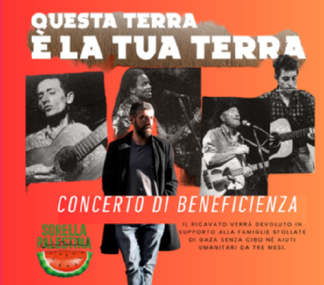 Questa terra è la Tua terra: un concerto di beneficenza a Cascina Falchera