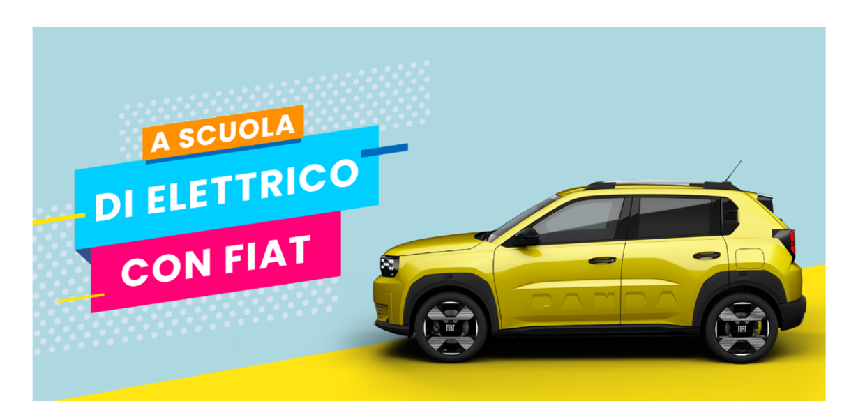 Fiat promuove la mobilità elettrica con l'iniziativa educativa "A scuola di elettrico"