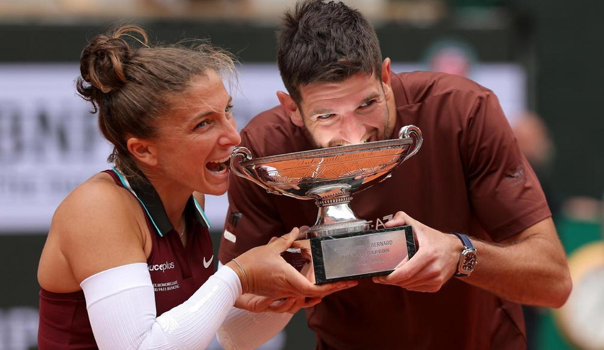 Andrea Vavassori e Sara Errani trionfano nel misto al Roland Garros, secondo Slam per loro