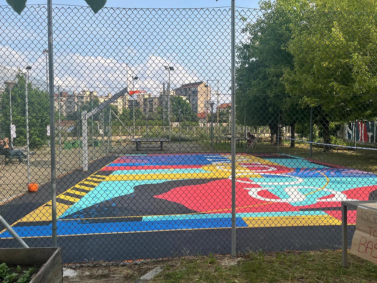 Torino,  ecco il nuovo campo da basket «Restituire spazi ai giovani»