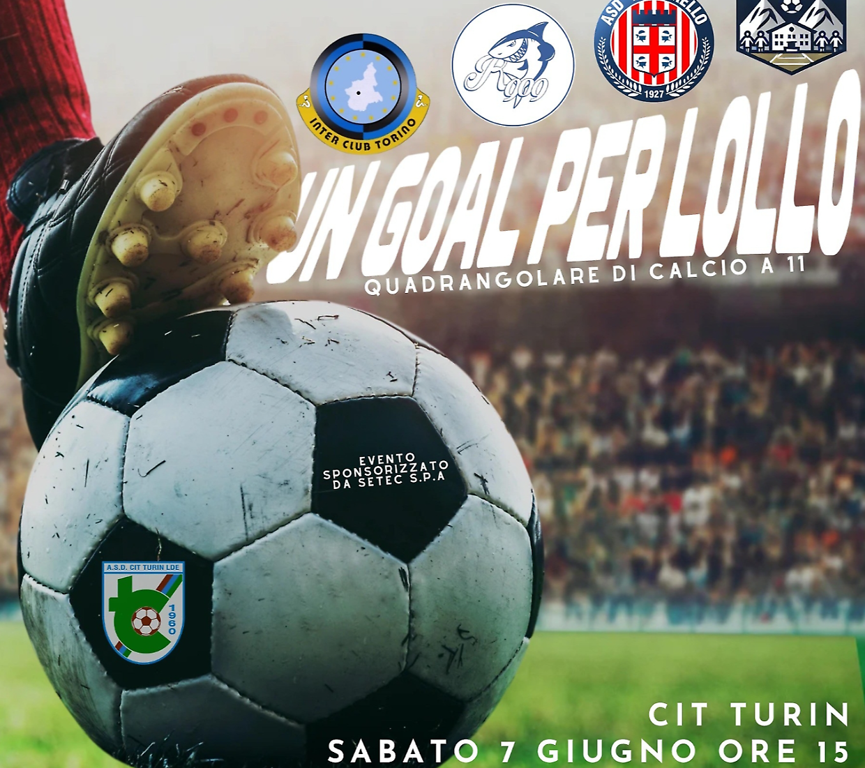 "Un Goal per Lollo": il quadrangolare a sostegno della lotta ai disturbi alimentari