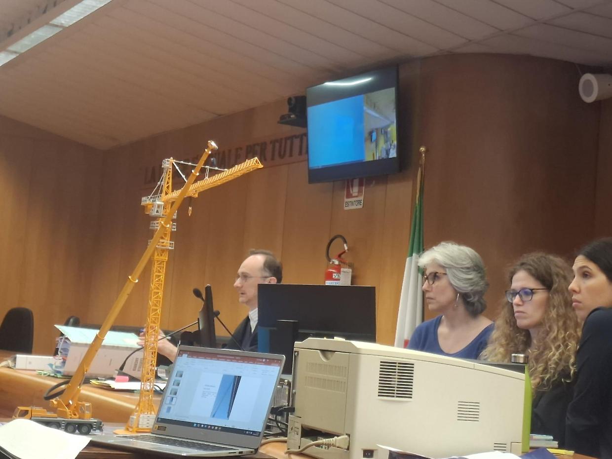 Crollo della gru a Torino