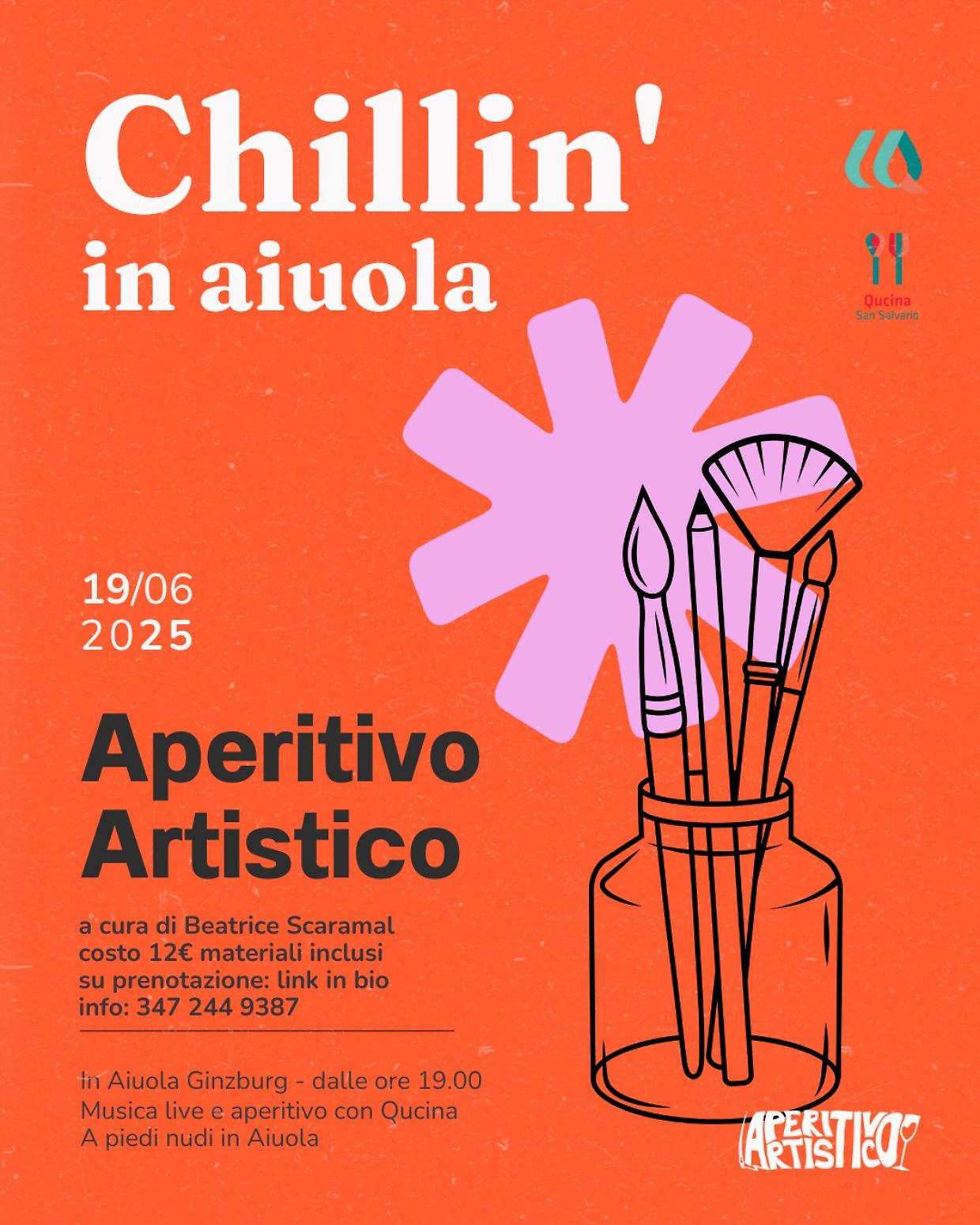 Aperitivo, pennelli e condivisione: arte all’aperto a San Salvario
