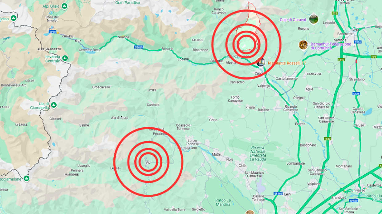 Due scosse di terremoto in meno di 24 ore in provincia di Torino