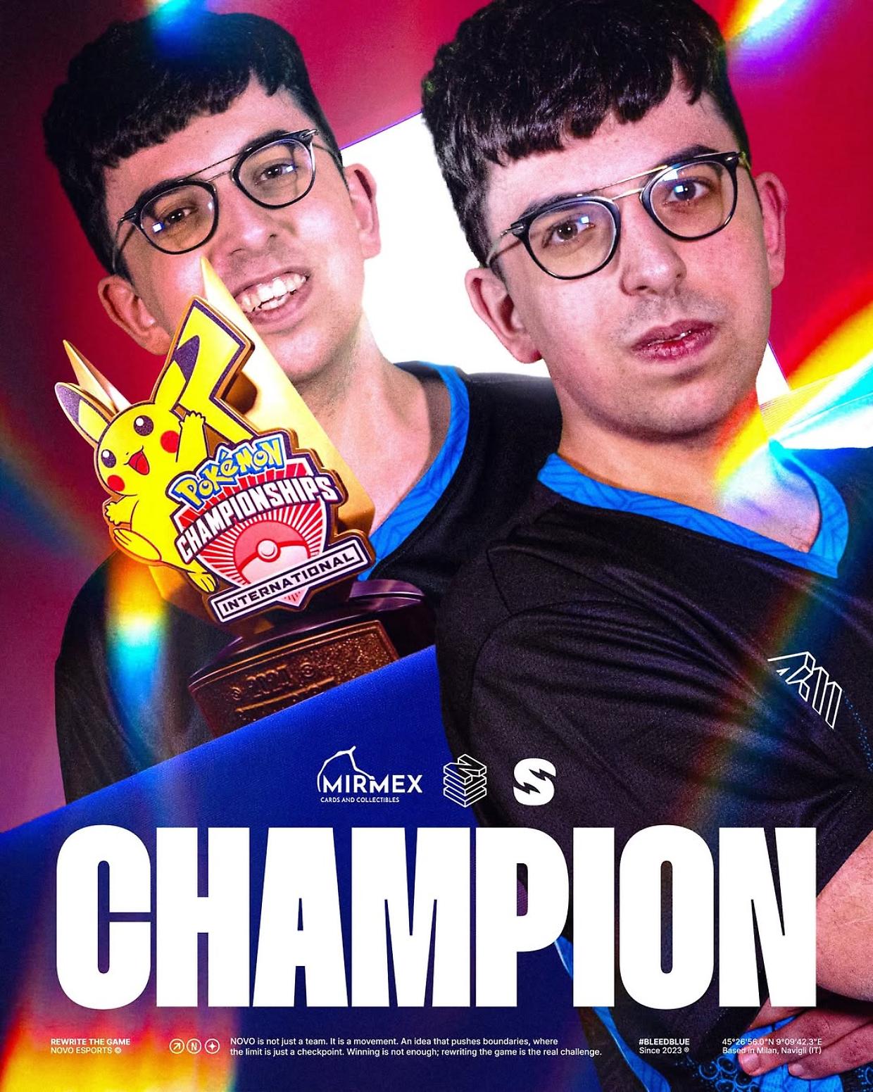 L’Italia domina ai Pokémon International 2025: Camporesi campione, è poker nella top 8