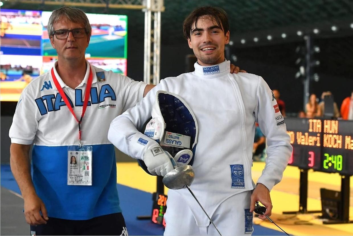 Agli Europei di Genova, un magico Matteo Galassi conquista l'argento nella spada al debutto