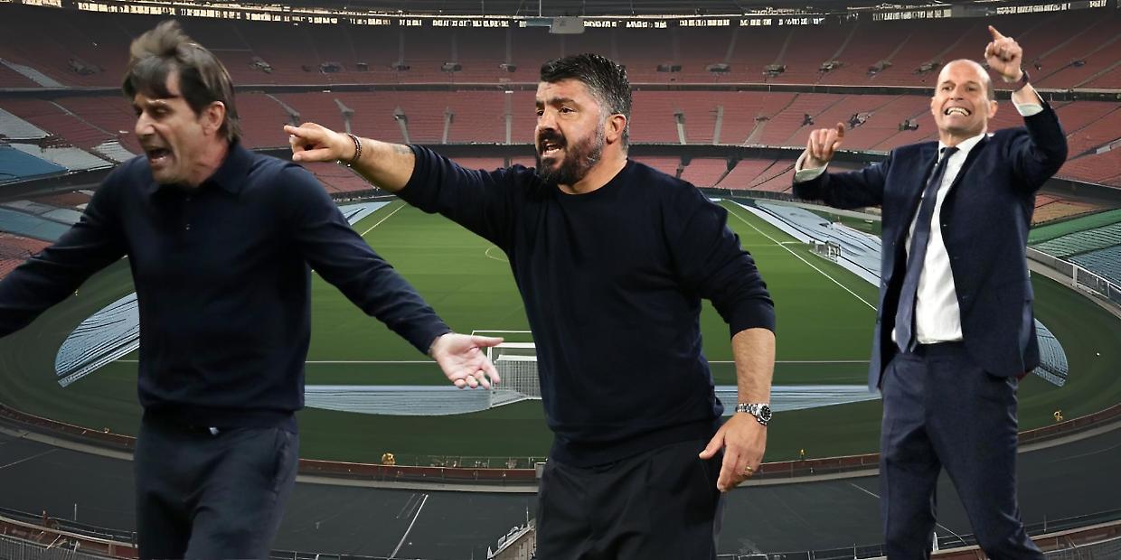 Sempre gli stessi: tra Allegri, Conte e Gattuso, il calcio italiano sceglie il passato e dimentica il coraggio