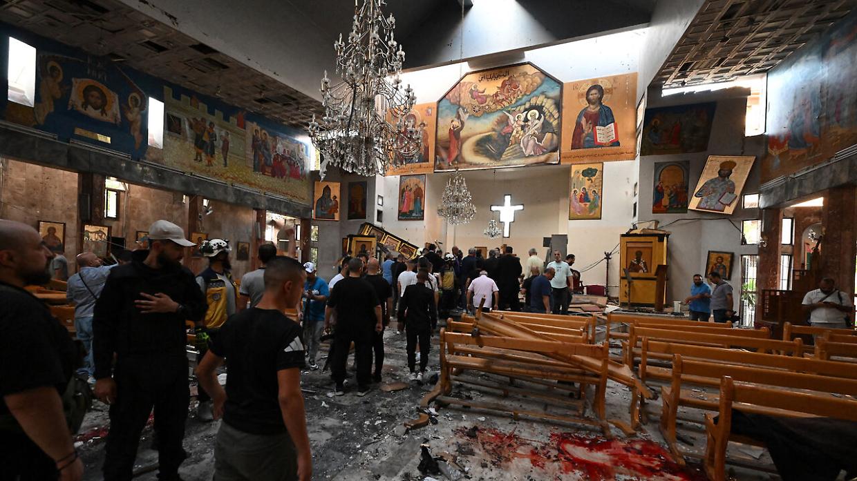 Tragedia a Damasco: attacco suicida nel cuore di una chiesa greco-ortodossa