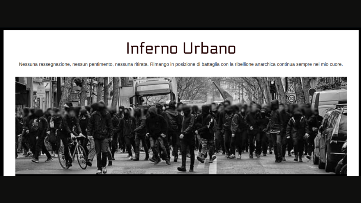 Propaganda anarchica online: arrestato a Roma il gestore dei siti “Inferno Urbano”