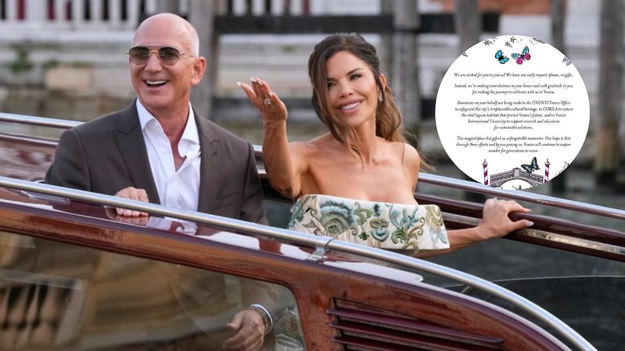 Regali di nozze? Jeff Bezos ha preferito donare 3 milioni di euro alla città di Venezia