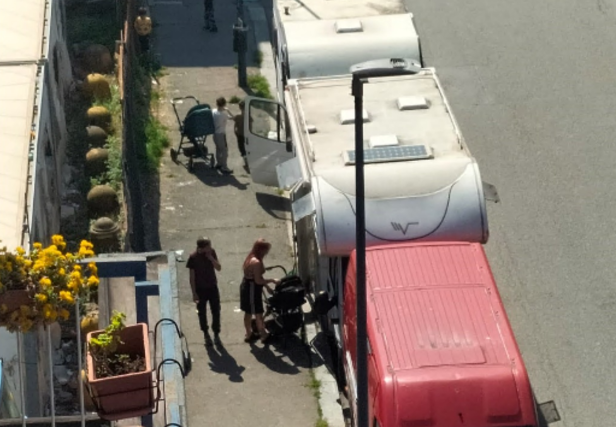 I nomadi accampati nella Circoscrizione 2