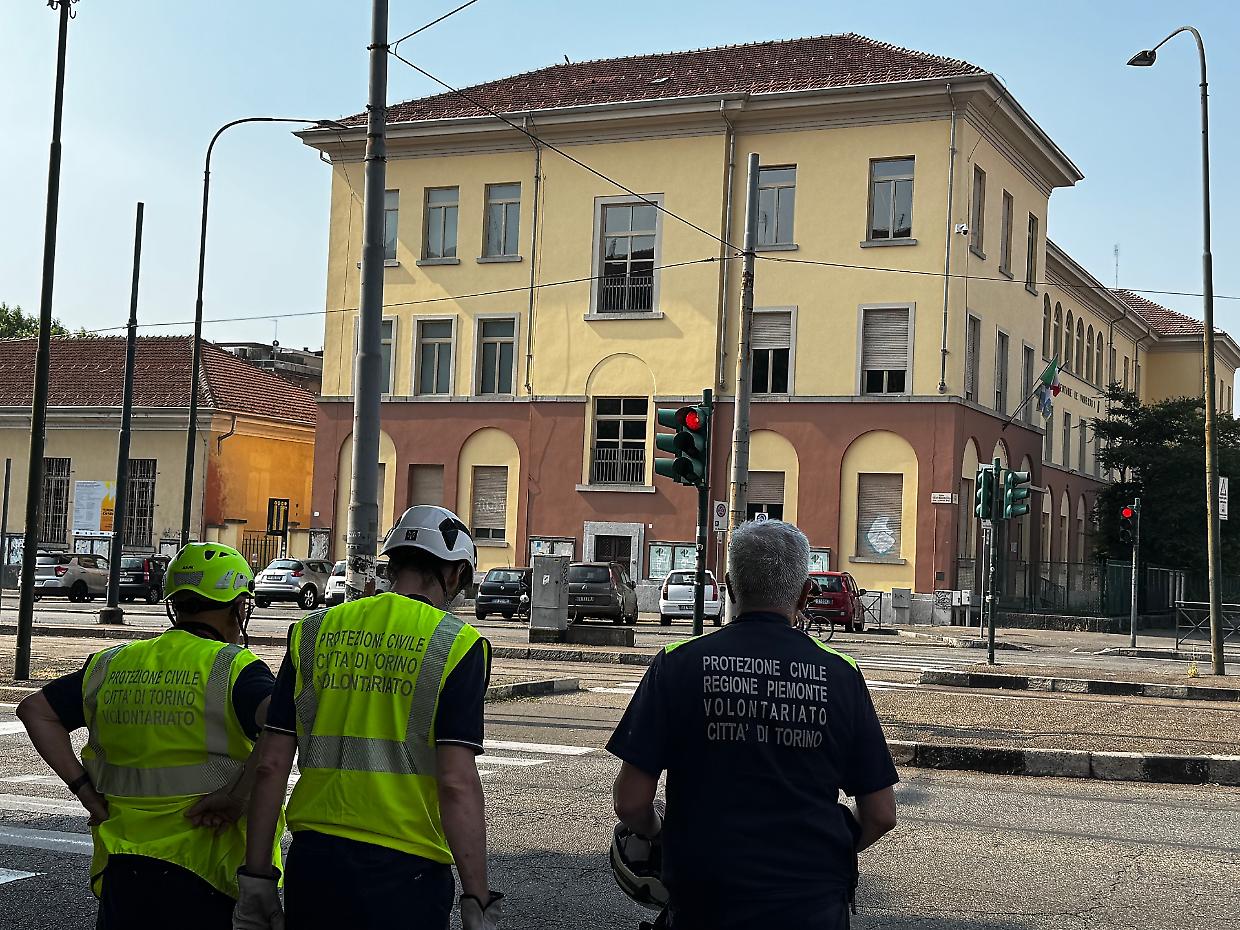 Adibito l’istituto Re Umberto I per le famiglie sfollate di via Nizza