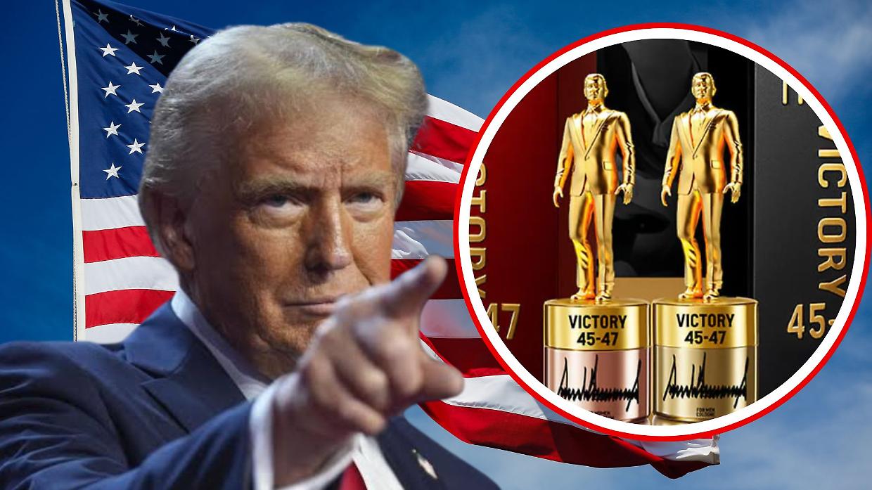 Trump ora si annusa: ecco il profumo “Victory 45-47”