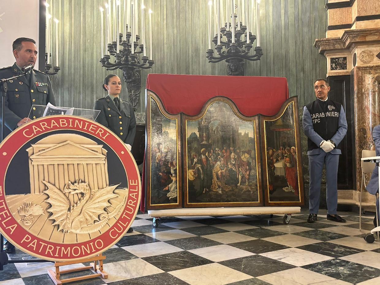Operazione Retablo: 64 opere trafugate Il bottino da 3 milioni torna in patria