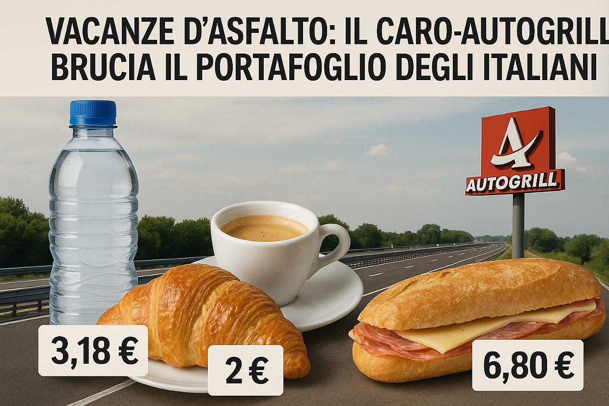 Caro-vacanze: ecco quanto costa (in più) la sosta in Autogrill