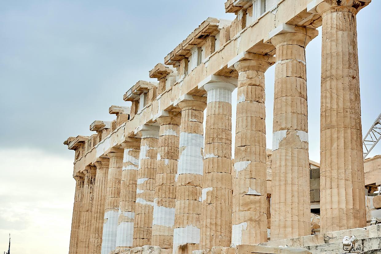 Acropoli di Atene chiusa parzialmente per ondata di caldo eccezionale
