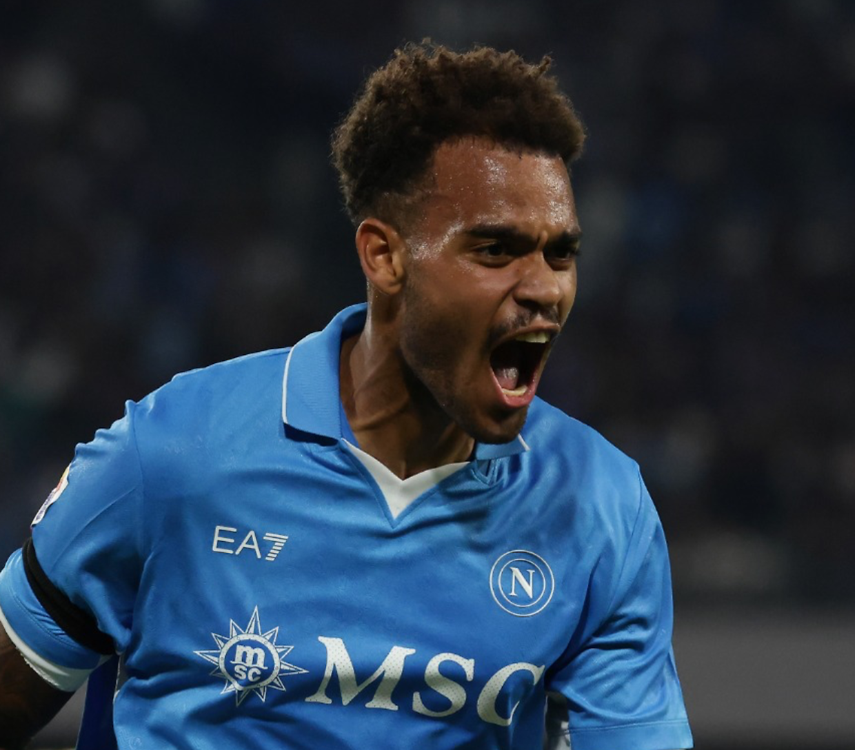 L'attaccante del Napoli, Cyril Ngonge, corteggiato dal Torino