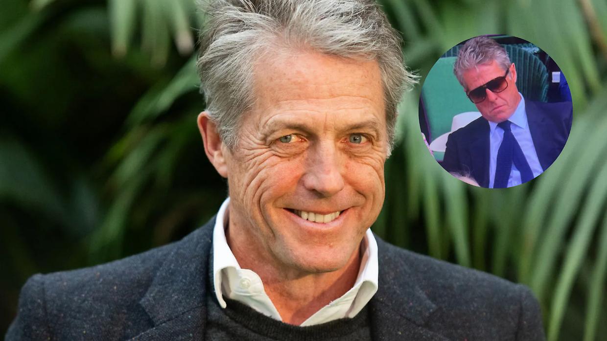 A Hugh Grant non gliene può fregare nulla di niente ormai, nemmeno di Wimbledon 
