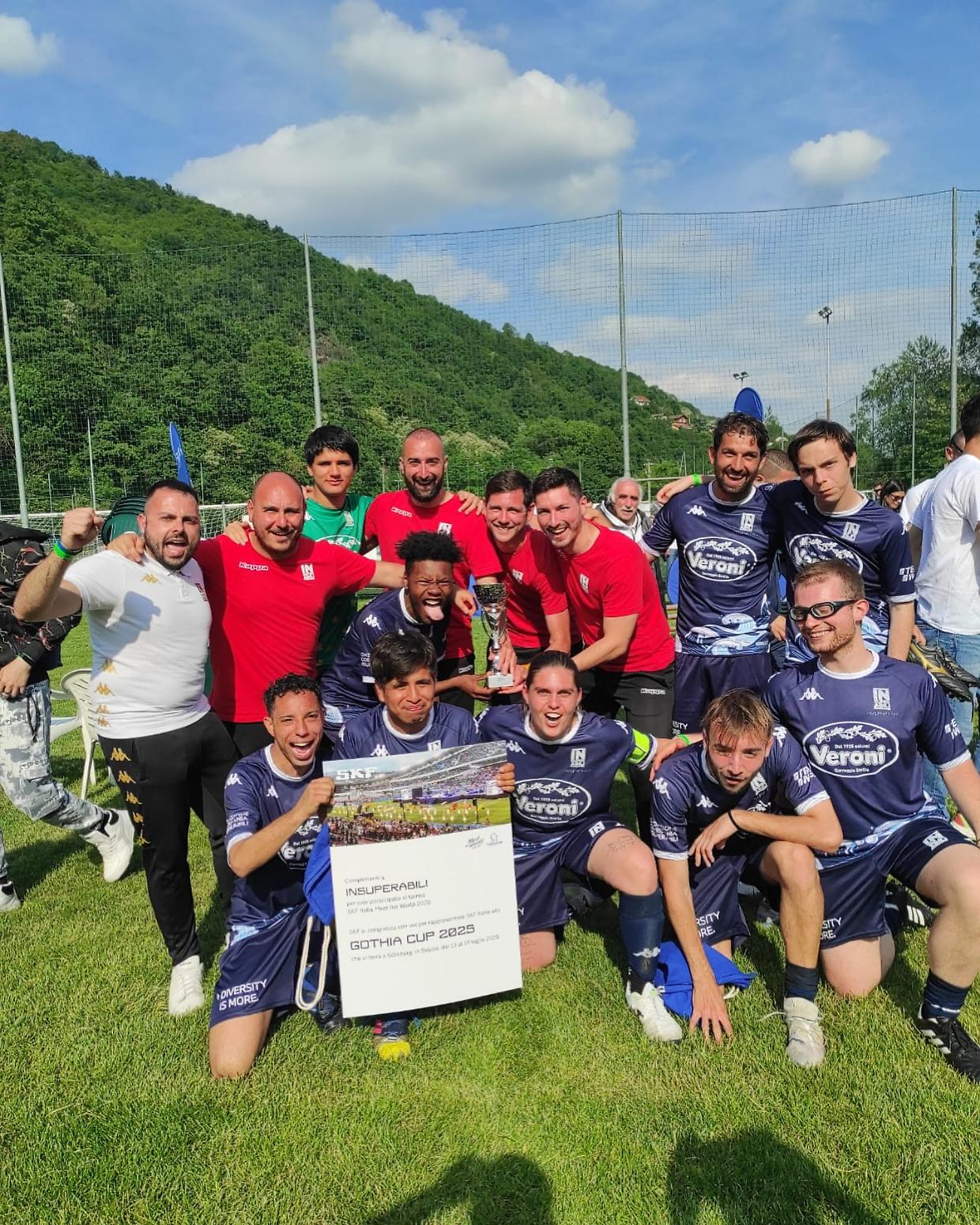Gli "Insuperabili" rappresentano l'Italia alla Gothia Cup, dopo il trionfo allo  SKF Italia Meet the World