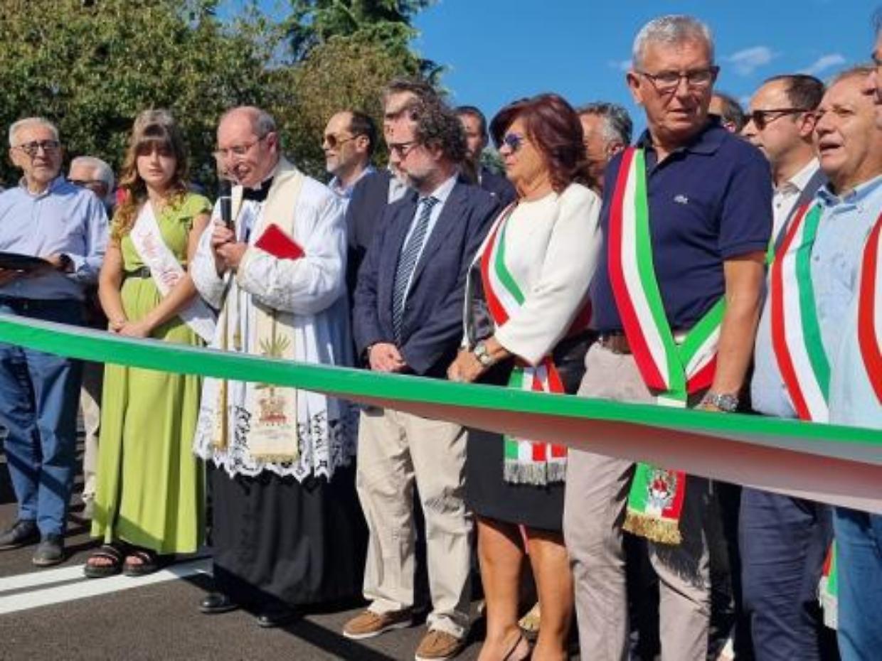 Inaugurata la circonvallazione di Arè a Caluso