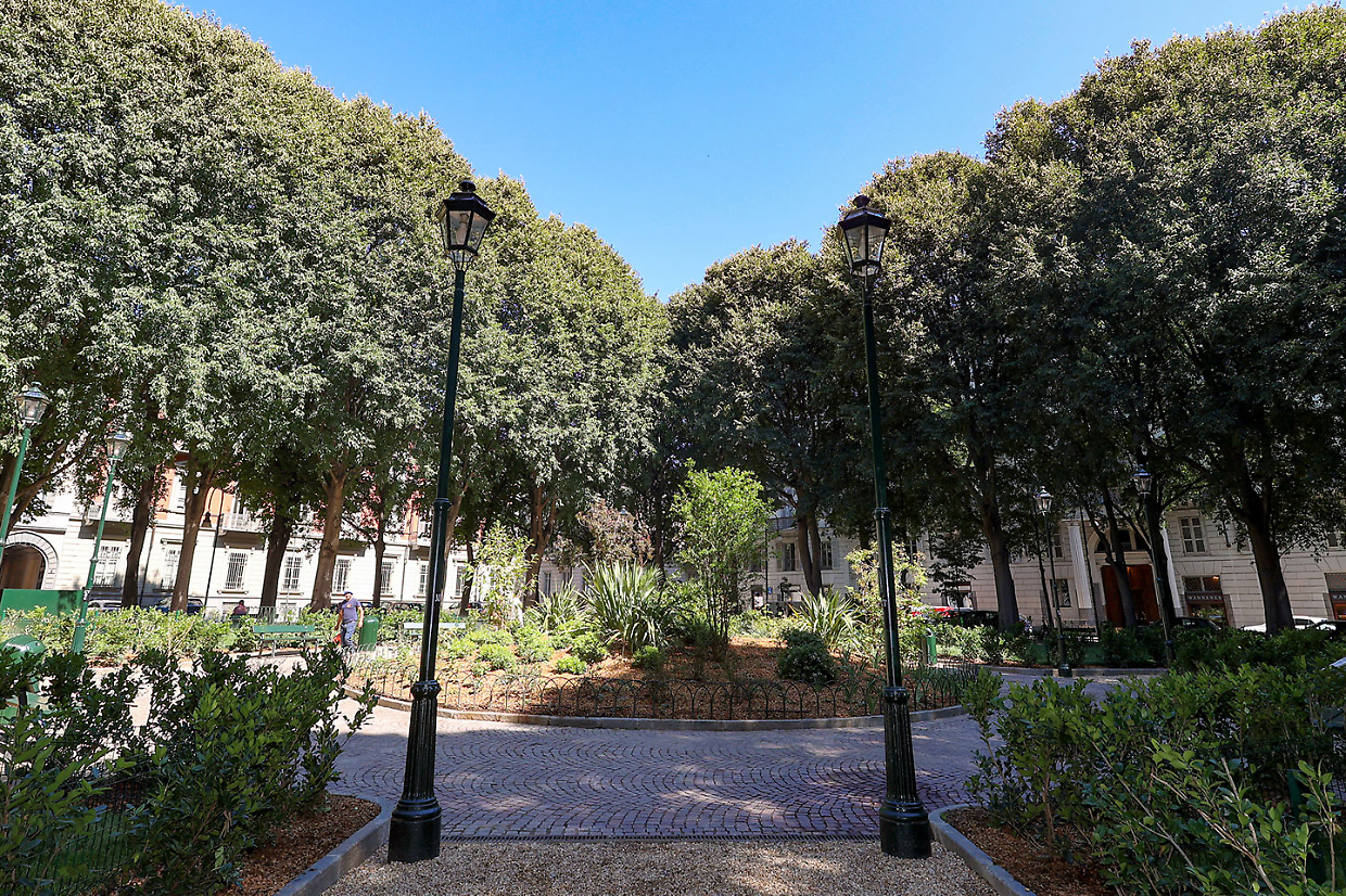 La rinascita di piazza Maria Teresa: ecco lo storico giardino rimesso a nuovo