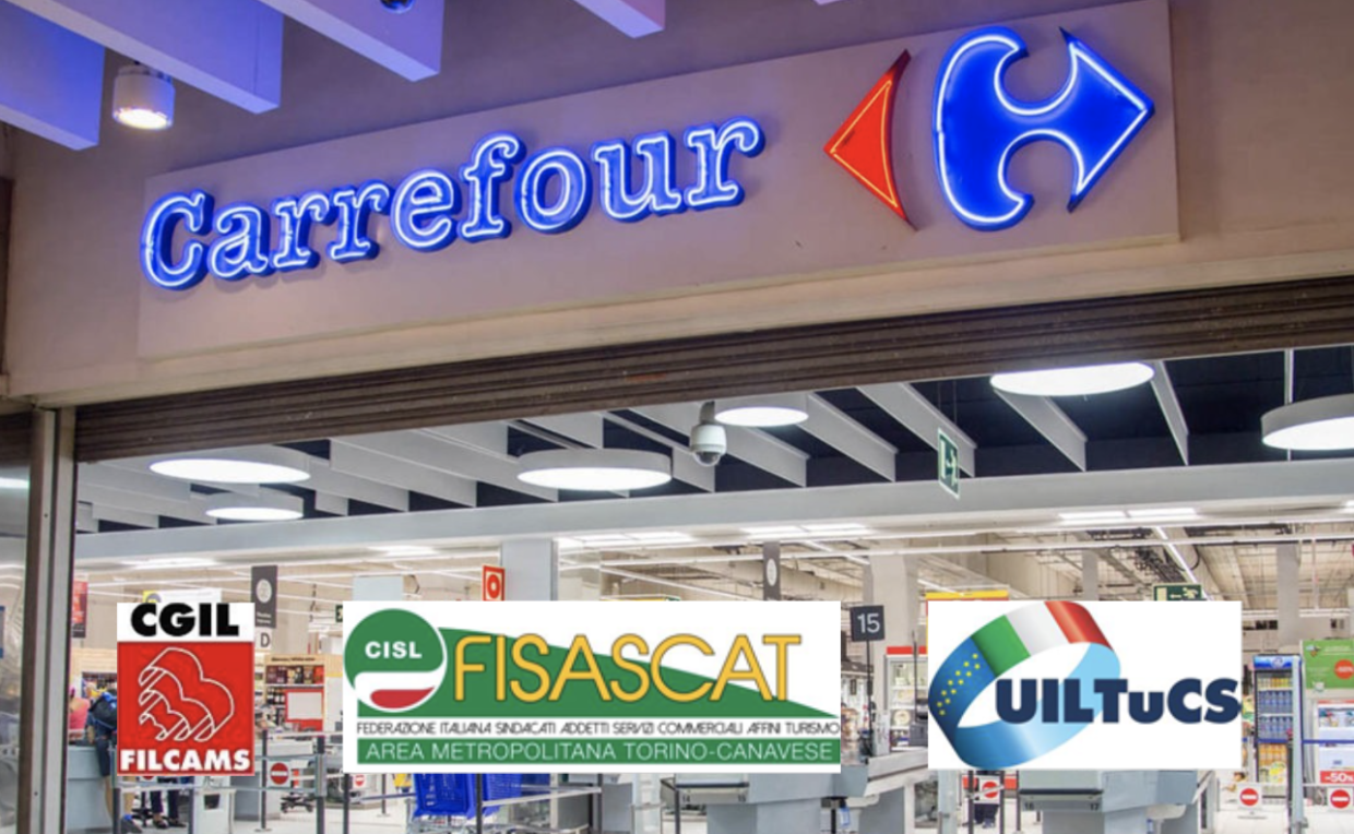 Carrefour cede le attività in Italia: i sindacati torinesi in allarme per 3mila lavoratori