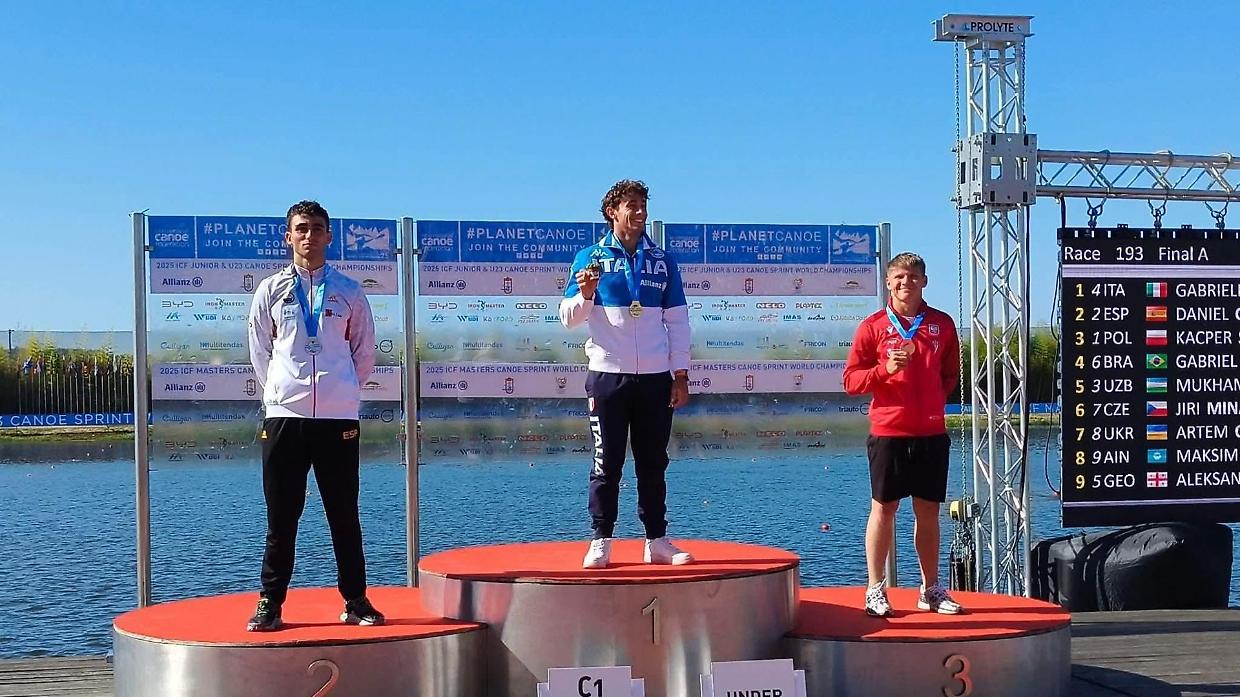Ai Mondiali Under 23 di Montemor-o-Velho, Gabriele Casadei è campione nel C1 500