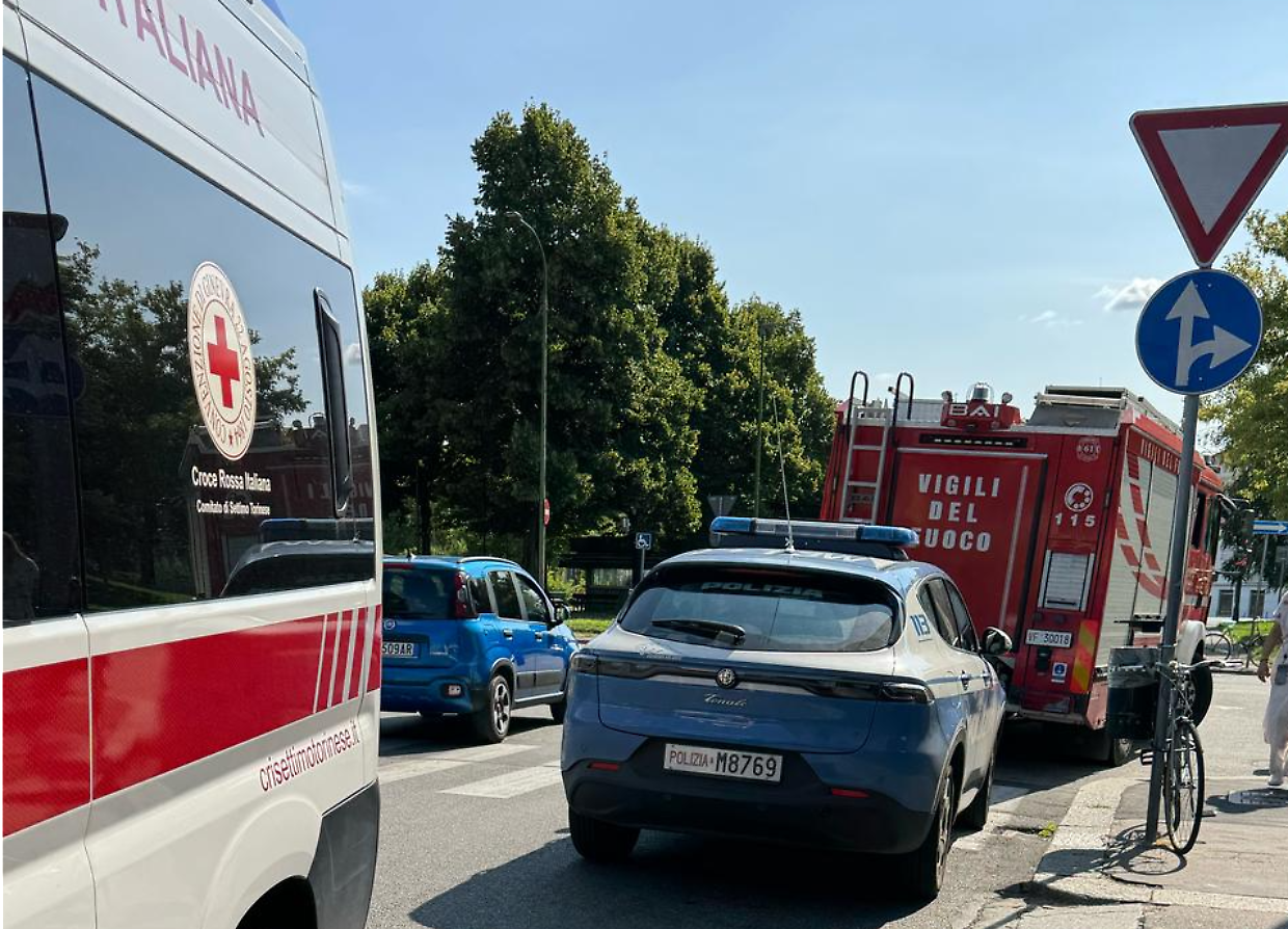I soccorsi in via Maddalene