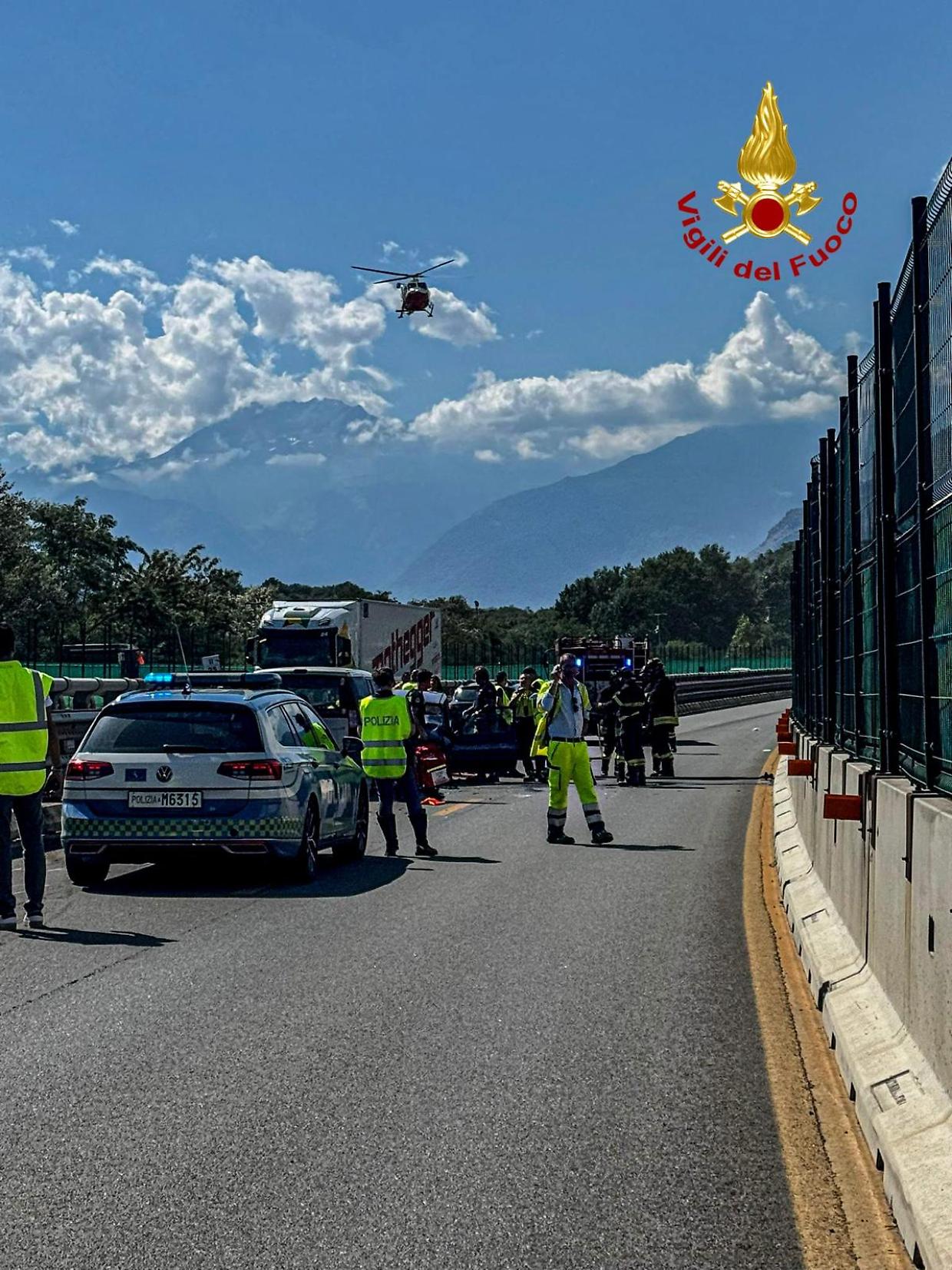 Incidente sull’autostrada Torino-Bardonecchia: un morto e feriti all’altezza di Borgone Susa