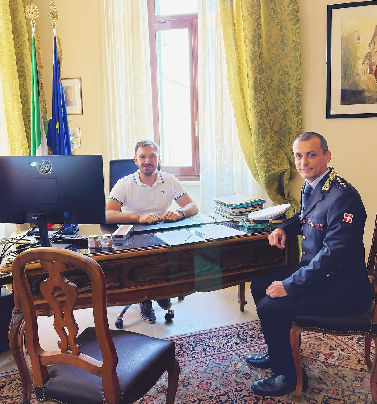 Poirino, cambio al vertice della Polizia Locale: Daniele Pesce è il nuovo Comandante