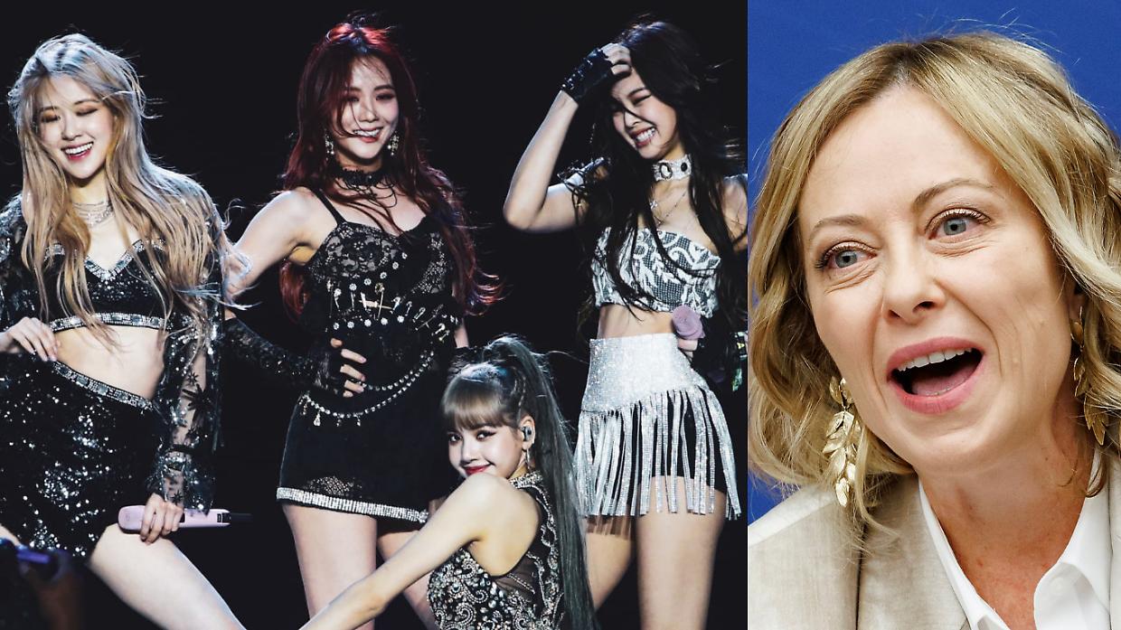 Tra i 50mila fan, ieri sera al concerto delle Blackpink, c'era anche la nostra premier Giorgia Meloni