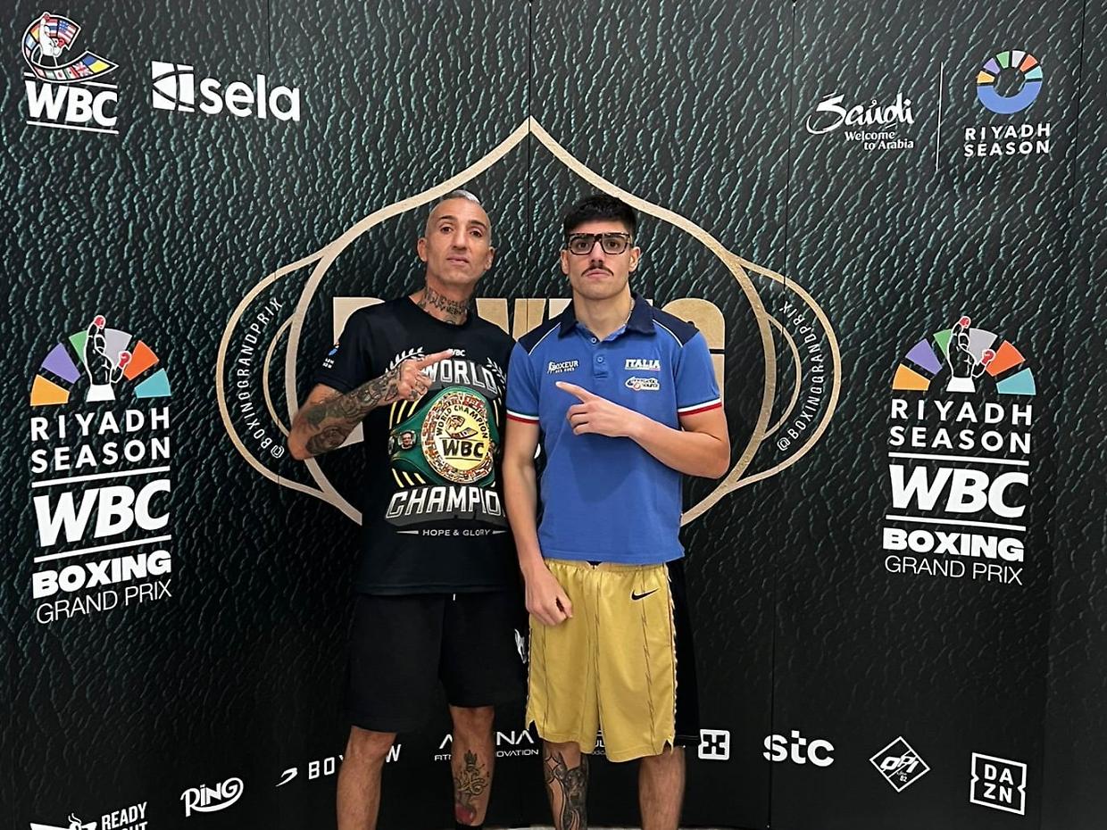 A Riyadh Fiorenzo Priolo all'esame del sudafricano Ntethetelo Nkosi nel WBC Grand Prix