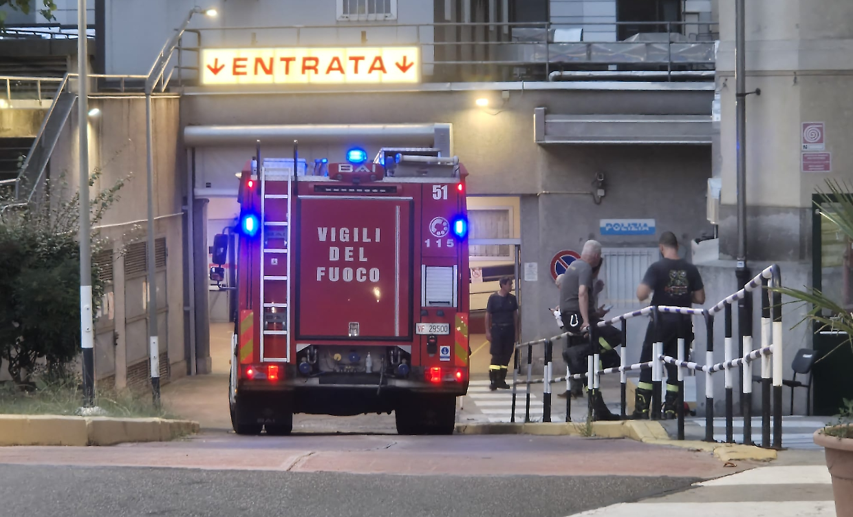 I pompieri al pronto soccorso delle Molinette