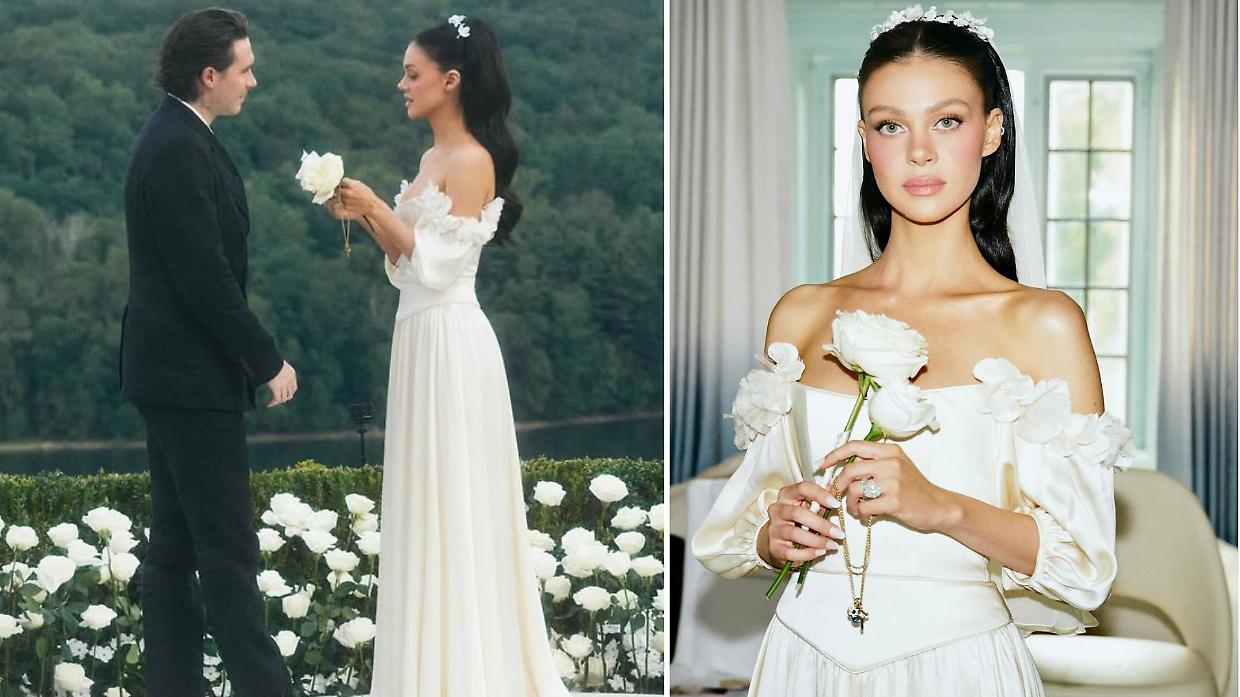 Nicola Peltz, rinnovo di nozze da favola: l’abito è quello di sua madre del 1985