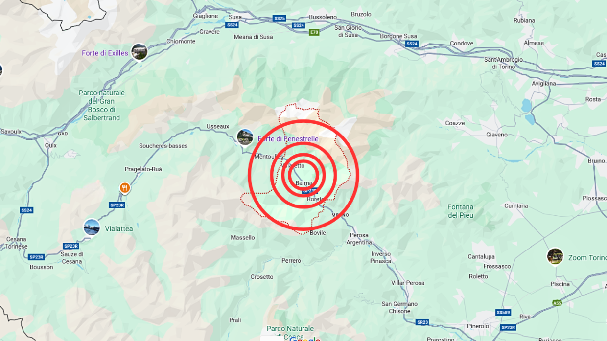 Terremoto nella notte avvertito in provincia di Torino: nessun danno