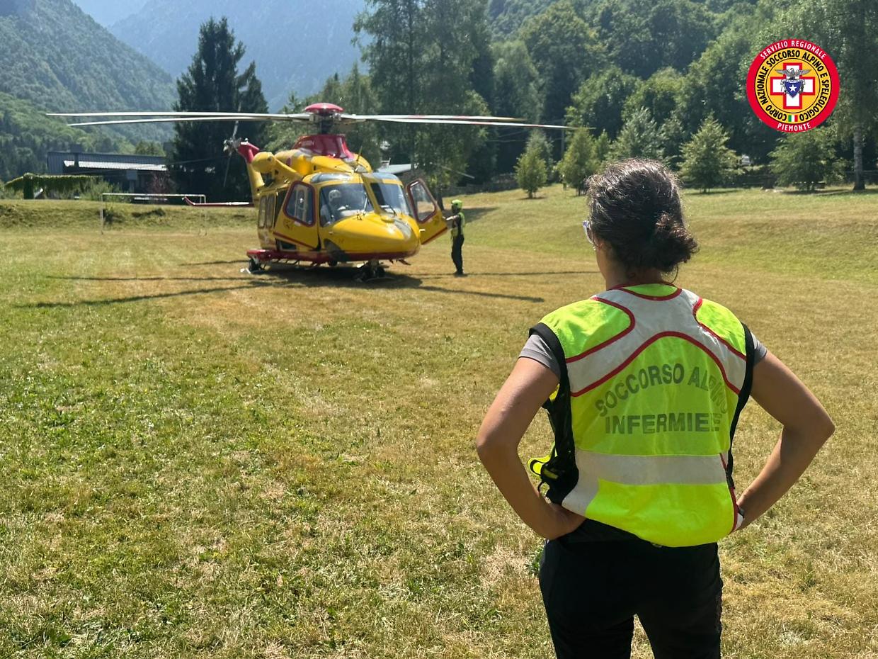 Ferragosto, 20 interventi per il Soccorso Alpino: paura in Valle Pesio per shock anafilattico