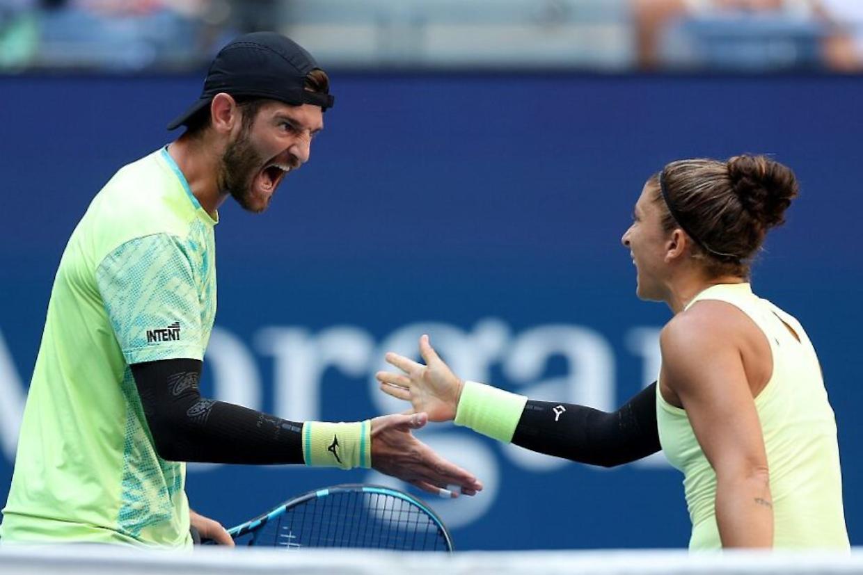 Andrea Vavassori e Sara Errani pronti per la semifinale degli US Open contro gli americani Christian Harrison e Danielle Collins